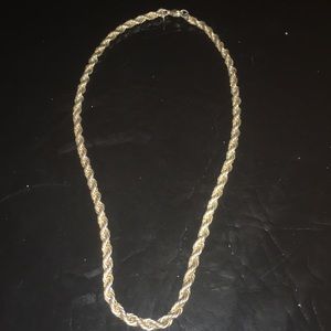 Tiffany and co. Sterling and 18k necklace